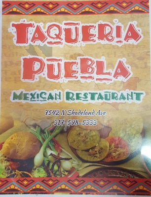 Menu photo 5 Taqueria Puebla Indianapolis, IN