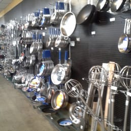 Pots pans and Monmouth stirrers.