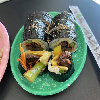 Bapmukja - Beef short rib kimbap - Korean Near Me - Lynnwood, Washington