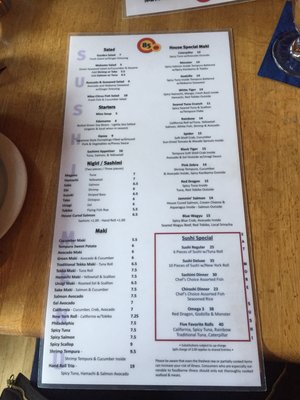 Menu photo 6 85 Main Putnam, CT