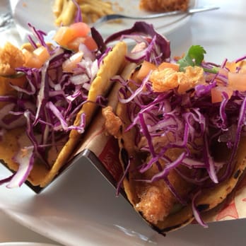 Fishing With Dynamite - Mahi mahi fish tacos, housemade corn tortillas, guacamole, salsa verde, lime, cilantro - Seafood Near Me - Manhattan Beach, California
