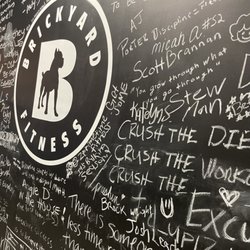 Brickyard Fitness - Signing wall