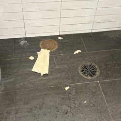 Pep Boys - Dirty floor with mystery stains