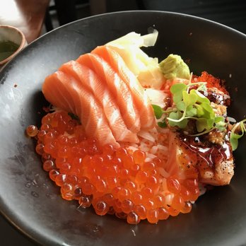 Sakana - Salmon oyakodon - Sushi Bars Near Me - Cambridge, Massachusetts