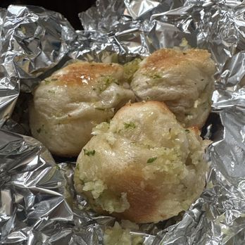 SPATOLAS PIZZA - Complimentary garlic knots that came with our Caesar salad. Delicious! - Pizza Near Me SPATOLAS PIZZA - Complimentary garlic knots that came with our Caesar salad. Delicious! - Pizza Near Me