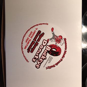 Buckeye Donuts - Box label - Donuts Near Me - Columbus, Ohio Buckeye Donuts - Box label - Donuts Near Me - Columbus, Ohio