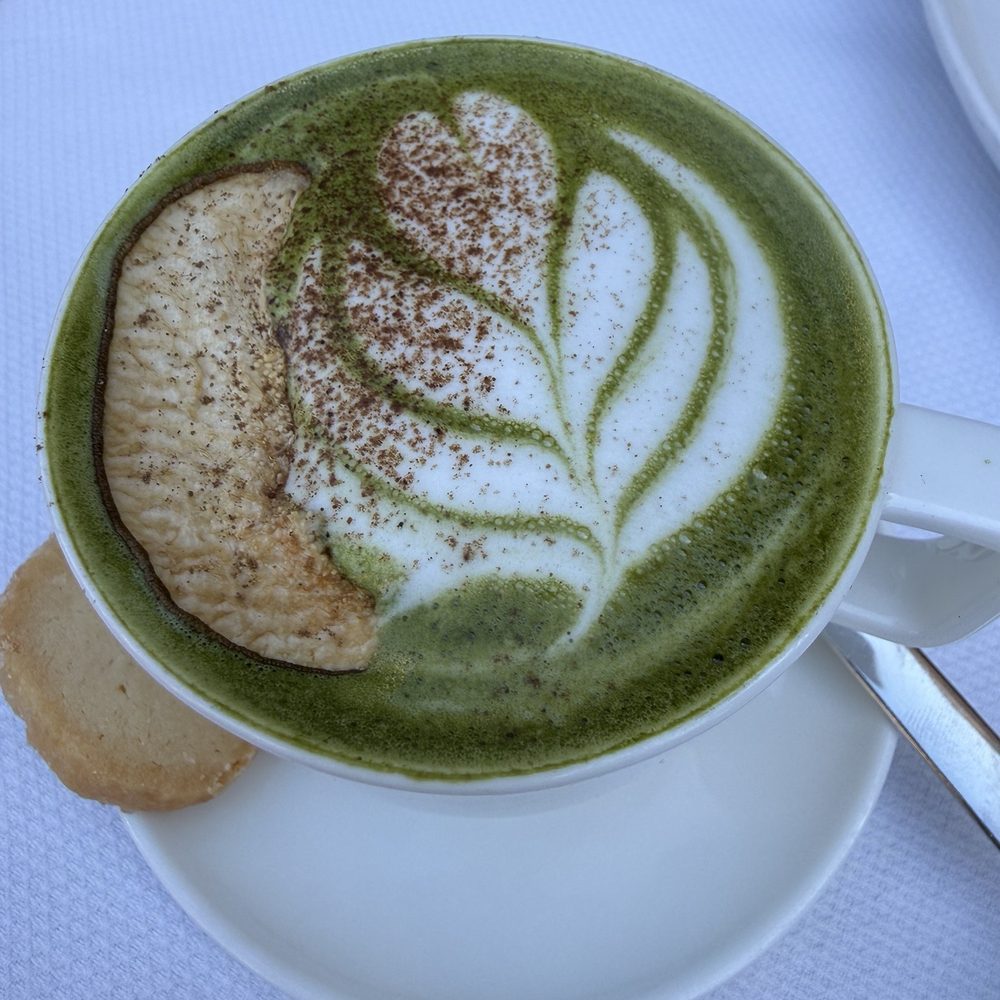The Terrace - Pear orchard matcha - New American Near Me - Beverly Hills, California The Terrace - Pear orchard matcha - New American Near Me - Beverly Hills, California
