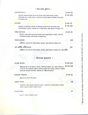 Menu photo 4 Island Spice Chicopee, MA