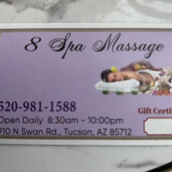 8 Spa Massage - Massage Near Me - Tucson, Arizona 8 Spa Massage - Massage Near Me - Tucson, Arizona