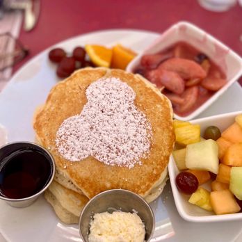 Carnation Cafe - Mickey Buttermilk Pancakes - American Near Me - Anaheim, California Carnation Cafe - Mickey Buttermilk Pancakes - American Near Me - Anaheim, California