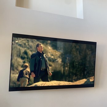 A1TVinstall - 85 inch TV w/ full motion mount - TV Mounting Near Me A1TVinstall - 85 inch TV w/ full motion mount - TV Mounting Near Me