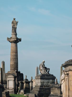 The Glasgow Necropolis by null