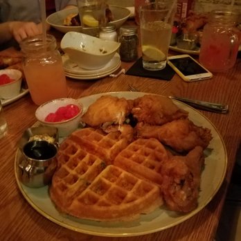 Hen Quarter - Dinner size chicken and waffle - Southern Near Me - Alexandria, Virginia Hen Quarter - Dinner size chicken and waffle - Southern Near Me - Alexandria, Virginia