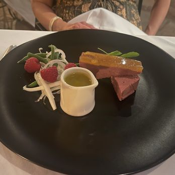 Le Vallauris - Red wine duck liver mousse - French Near Me - Palm Springs, California Le Vallauris - Red wine duck liver mousse - French Near Me - Palm Springs, California