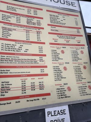 Menu photo 1 Dave's Smokehouse Seabrook, TX