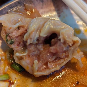 Dumplings Noodles - Spicy wonton with RAW PORK filling - Chinese Near Me - Lexington, Kentucky Dumplings Noodles - Spicy wonton with RAW PORK filling - Chinese Near Me - Lexington, Kentucky