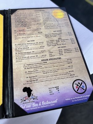 Menu photo 1 Red Sea Ethiopian & Eritrean Cuisine Restaurant Oakland, CA Menu photo 1 Red Sea Ethiopian & Eritrean Cuisine Restaurant Oakland, CA