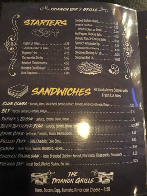 Menu photo 3 Trianon Bar and Grille Altoona, PA Menu photo 3 Trianon Bar and Grille Altoona, PA