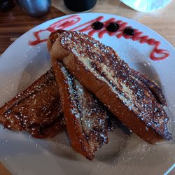 Sin of Cortez - Cinnamon Bread French toast with strawberry puree
