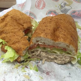 Tuna Sandwich - Mike's Way (half eaten) Tuna Sandwich - Mike's Way (half eaten)