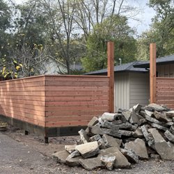 Arbor Fence, Inc - New Horizontal redwood fence Glen Ellen, Ca