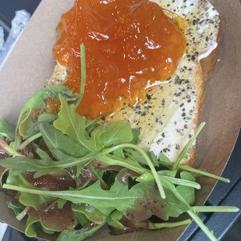 Cafe Comma - Apricot and Brie Toast - Coffee & Tea Near Me - Atlanta, Georgia