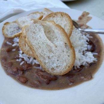 Gazebo Cafe - Red beans and rice. This has yummy sausage in it. - Cajun/Creole Near Me - New Orleans, Louisiana Gazebo Cafe - Red beans and rice. This has yummy sausage in it. - Cajun/Creole Near Me - New Orleans, Louisiana