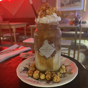 The Modern Rose - Crown Jewel iced Latte - Coffee & Tea Near Me - Deerfield Beach, Florida The Modern Rose - Crown Jewel iced Latte - Coffee & Tea Near Me - Deerfield Beach, Florida