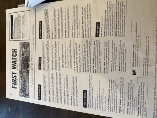 Menu photo 3 First Watch Suffolk, VA