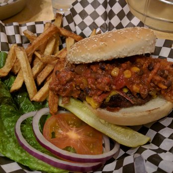 Ouray Brewery - Glad they have paper towel dispensers at every table. This burger was as amazing as it was messy - New American Near Me - Ouray, Colorado Ouray Brewery - Glad they have paper towel dispensers at every table. This burger was as amazing as it was messy - New American Near Me - Ouray, Colorado