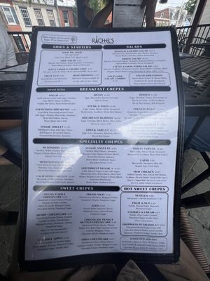 Menu photo 5 Rachel's Cafe & Creperie Lancaster, PA