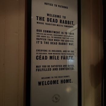 The Dead Rabbit - Cocktail Bars Near Me - New York, New York The Dead Rabbit - Cocktail Bars Near Me - New York, New York