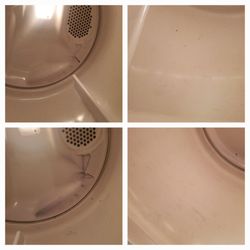 Schaefer's - Top is the Jan picture and I have done nothing but dry regular household laundry. Bottom is how it looks now. I'm not happy.