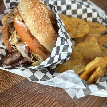 El Bacano - Chimi Burger was tasty - Dominican Near Me - North Hollywood, California