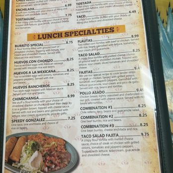 La Rosita - Menu - Mexican Near Me - Greenbrier, Arkansas