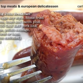 Tip Top Meats - Polish sausage - This is NOT your Farmer John's Polish Sausage; this is Big John's and it was ahhh'mazing! - Meat Shops Near Me - Carlsbad, California