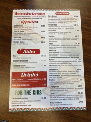 Menu photo 2 26th street Mexican Grill Warsaw, IN Menu photo 2 26th street Mexican Grill Warsaw, IN