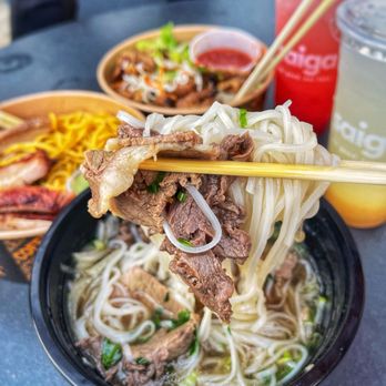 Saiga Vietnamese Eatery - Pho Noodle Soup Combination (IG@vetteats) - Vietnamese Near Me - Irvine, California