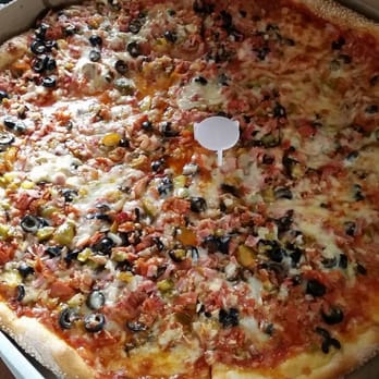West End Pizza - House special! Spicy! Onions olives ham peppers jalapeños yummayyyy - Pizza Near Me - Long Beach, New York West End Pizza - House special! Spicy! Onions olives ham peppers jalapeños yummayyyy - Pizza Near Me - Long Beach, New York