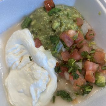 Taco Delite - Sour cream, guacamole and pico that comes with the enchilada - Mexican Near Me - Plano, Texas Taco Delite - Sour cream, guacamole and pico that comes with the enchilada - Mexican Near Me - Plano, Texas