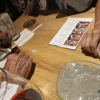 Carrabba's Italian Grill - Our elegant $60 wine dinner table - Italian Near Me - Macon, Georgia