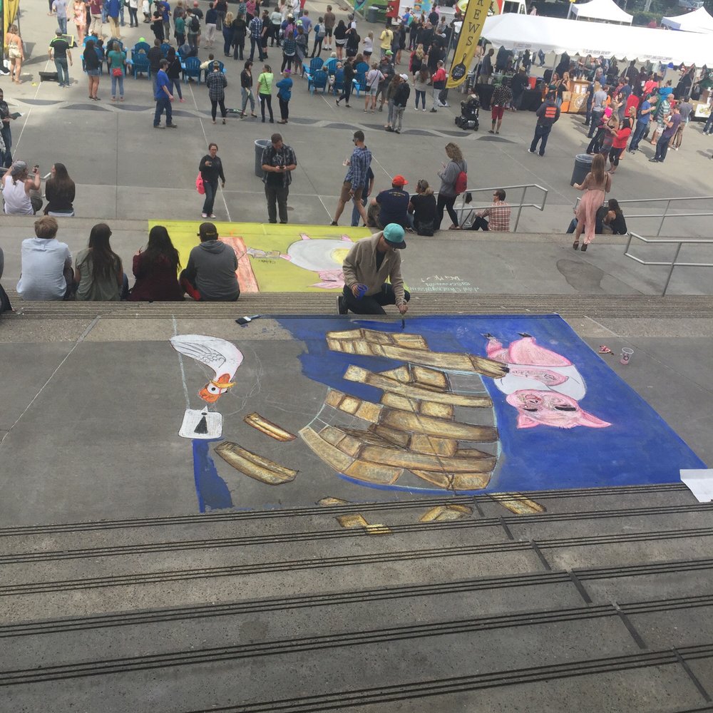 Bacon Eggs & Kegs - Chalk art - Festivals Near Me - Seattle, Washington Bacon Eggs & Kegs - Chalk art - Festivals Near Me - Seattle, Washington