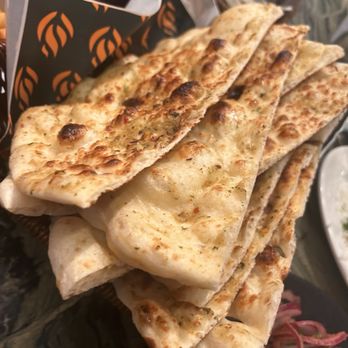 Karahi Point - Garlic naan - Indian Near Me - Stafford, Texas