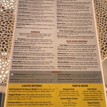 Oasis Diner - Menu - Diners Near Me - Plainfield, Indiana
