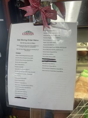 Menu photo 3 Campini's Italian Deli Temecula, CA Menu photo 3 Campini's Italian Deli Temecula, CA