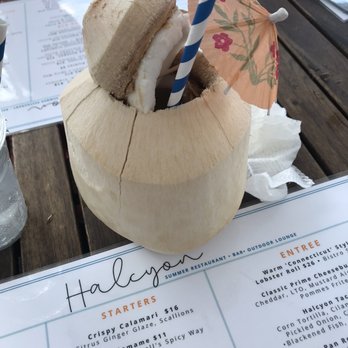 Halcyon - Coconut water in a coconut - Seafood Near Me - Montclair, New Jersey