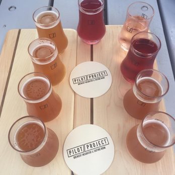 Pilot Project Brewing - Logan Square - Beer Flight - Breweries Near Me - Chicago, Illinois