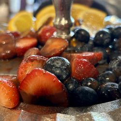 Chez Rioux & Pettigrew - Level three with fruits and some chocolate