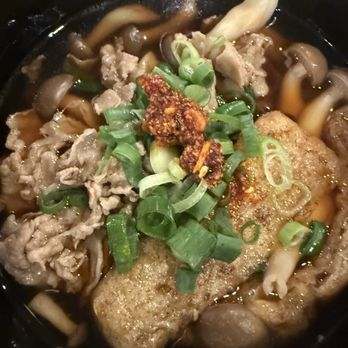 Udon Yonpachi - Spicy Niku Kinoko Jiru Tsuke Udon - Japanese Near Me - Honolulu, Hawaii