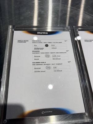 Menu photo 4 Commons Cafe Irvine, CA
